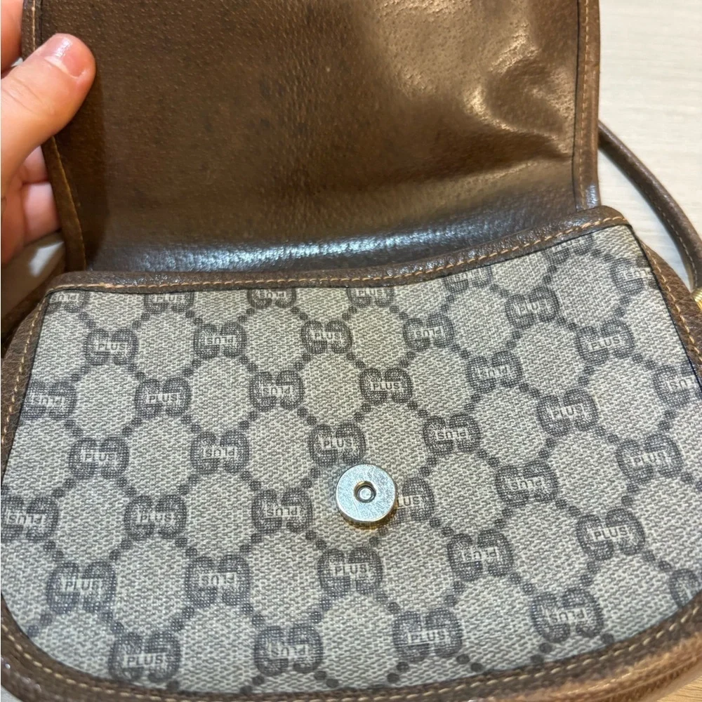 Vintage Plus by Etienne Aigner Monogram Crossbody Bag – Brown‎
